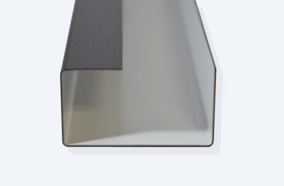 Stalen felsplaat afsluit profiel